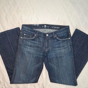 7 For All Mankind Dark Wash Denim Jeans